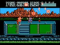 une photo d'Ã©cran de Shadow Warriors 2 sur Nintendo Nes